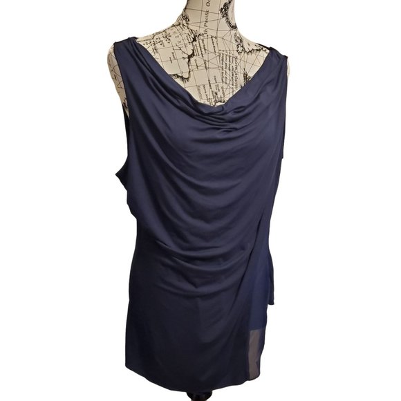Elie Tahari Tops - Elie Tahari XL Sleeveless Modal & Silk Blouse GUC